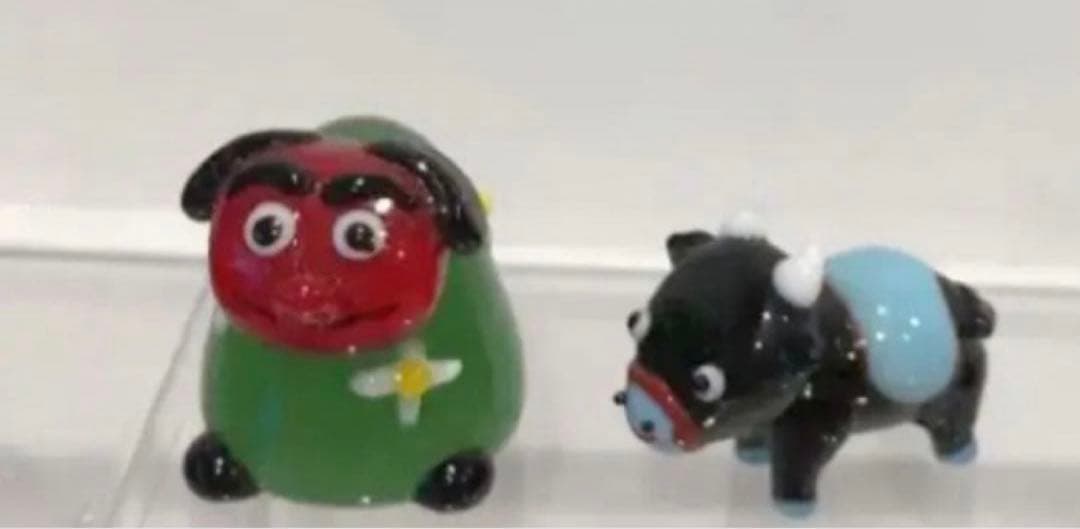 ガラス細工　ミニチュア ずぼらびっと ぶたさん　レアあり 大量 セット