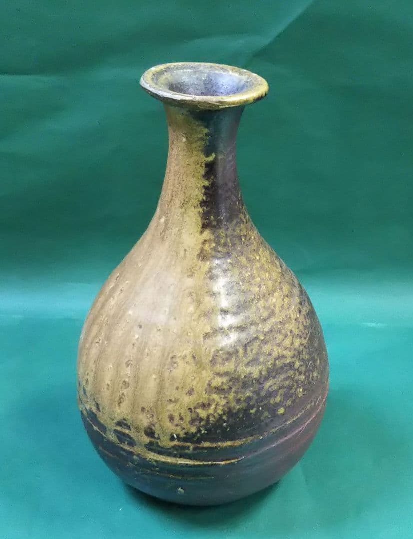 茶道具 備前焼 徳利 花入 伊勢崎満 伊勢崎淳 兄