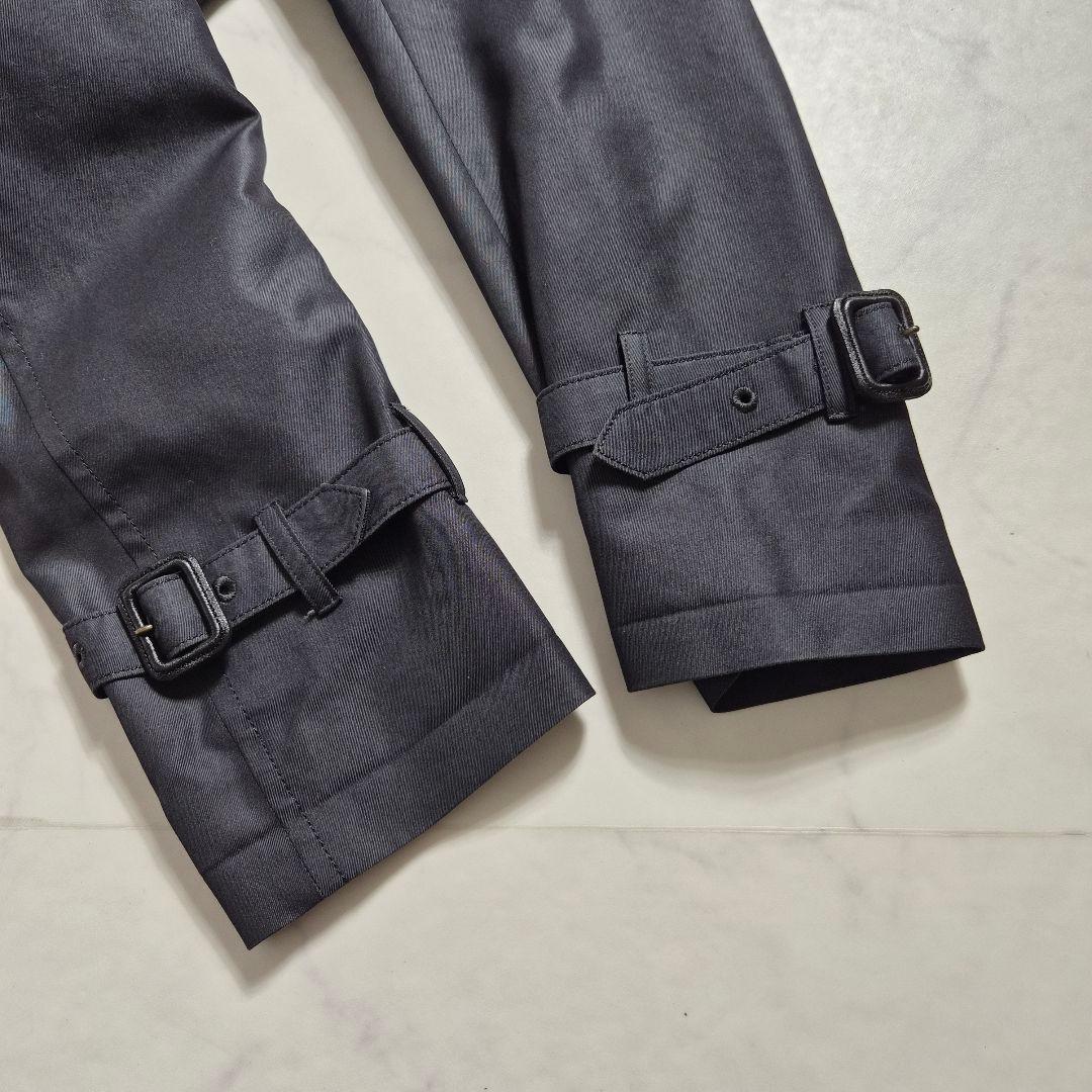 【美品】アクアスキュータム トレンチコート キルティングライナー 36 黒