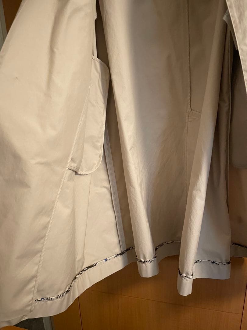 STELLA McCARTNEY ベージュ トレンチコート ロゴ XS