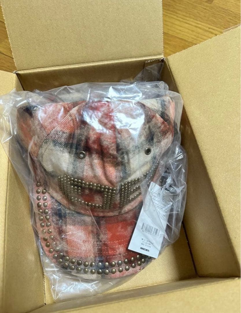 beeden bd studs damage cap キャップ チェック 赤