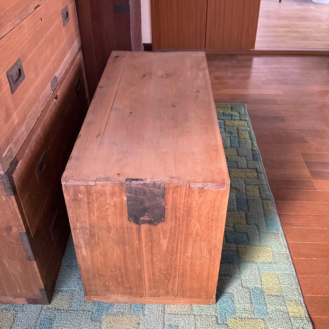 昭和家具　木製引き出し式ナチュラルウッド家具　　③