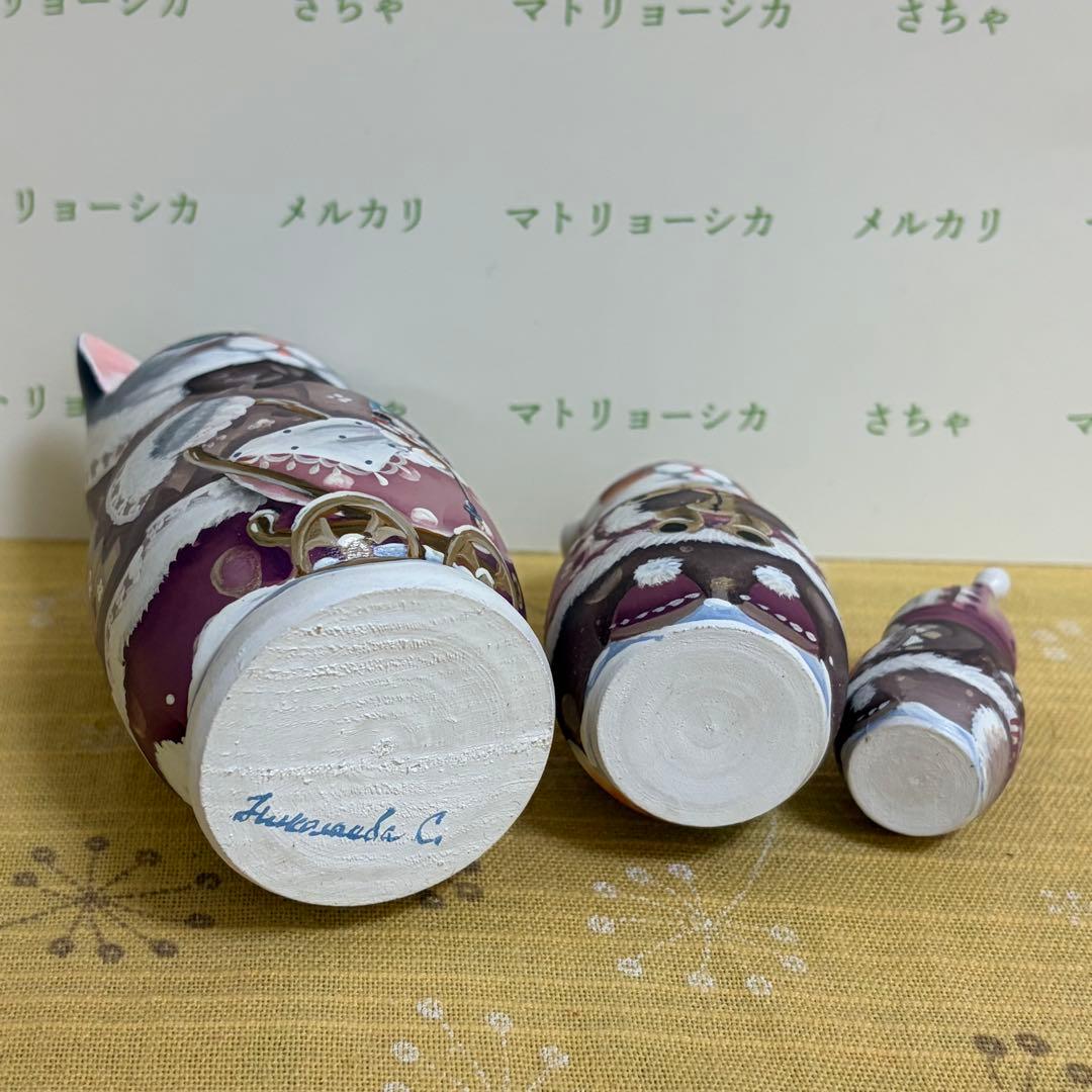 マトリョーシカ　猫　ニコラエヴァ　家族　赤ちゃん