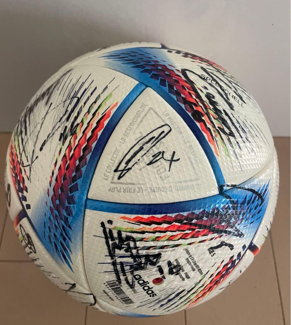 FIFA ワールドカップ2022 サッカーボール サイン入り 公式球