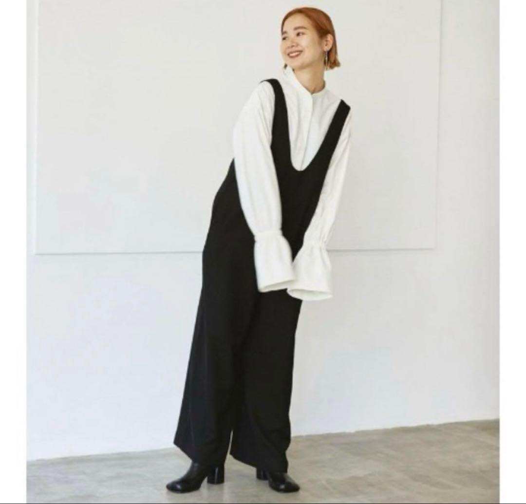 専用todayful Uネックコンビネゾン　36 ブラック