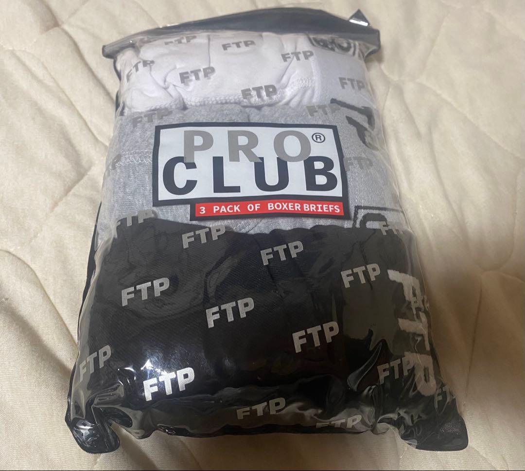 ラス1FTP + PRO CLUB 3 PACK BOXER BRIEFS XL