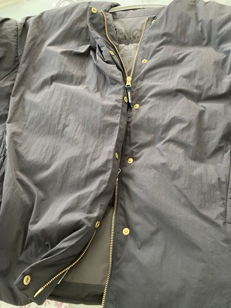 ピュアルセシン　フレンチダックダウンサイドジップジャケット（スミクロ）