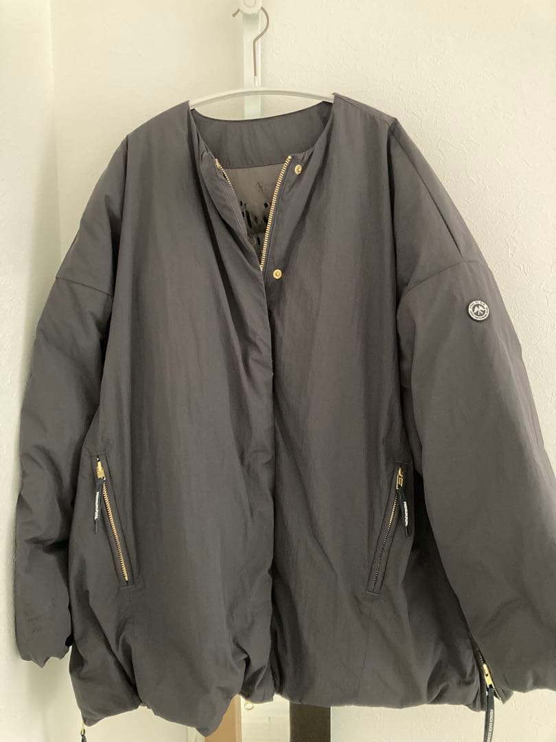 ピュアルセシン　フレンチダックダウンサイドジップジャケット（スミクロ）