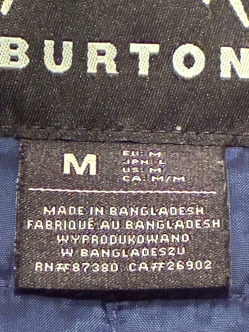 【極美品】BURTON スノーボードウェア　スキーウェア　サイズL