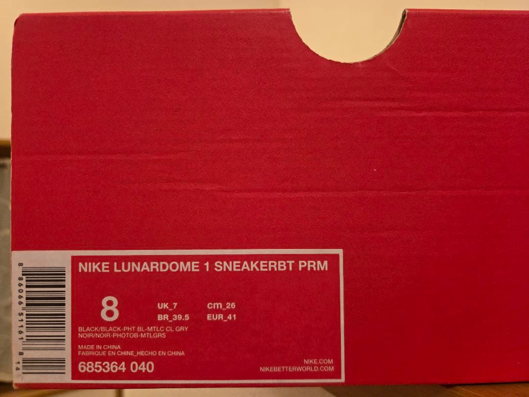 魚*丸様 【即日発送】ACG LUNARDOME1 SNEAKERBT PRM／