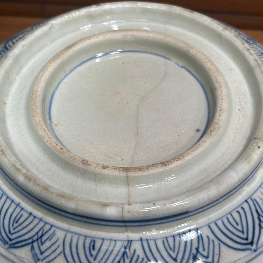 江戸時代　古伊万里　赤絵　三つ重ね　どんぶり