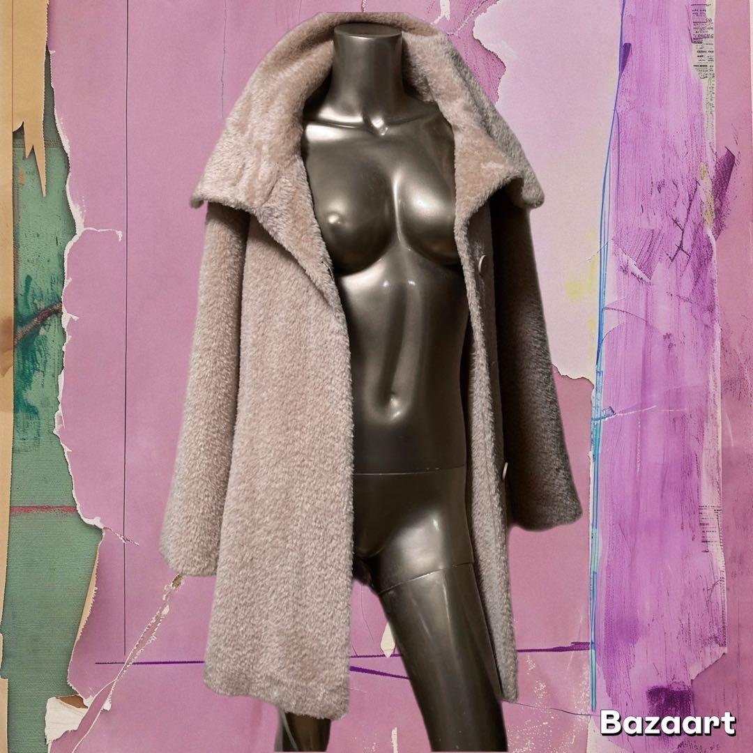 未使用 MAXMARA マックスマーラ テディベアコート アルパカ Aライン