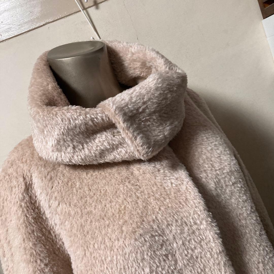 未使用 MAXMARA マックスマーラ テディベアコート アルパカ Aライン