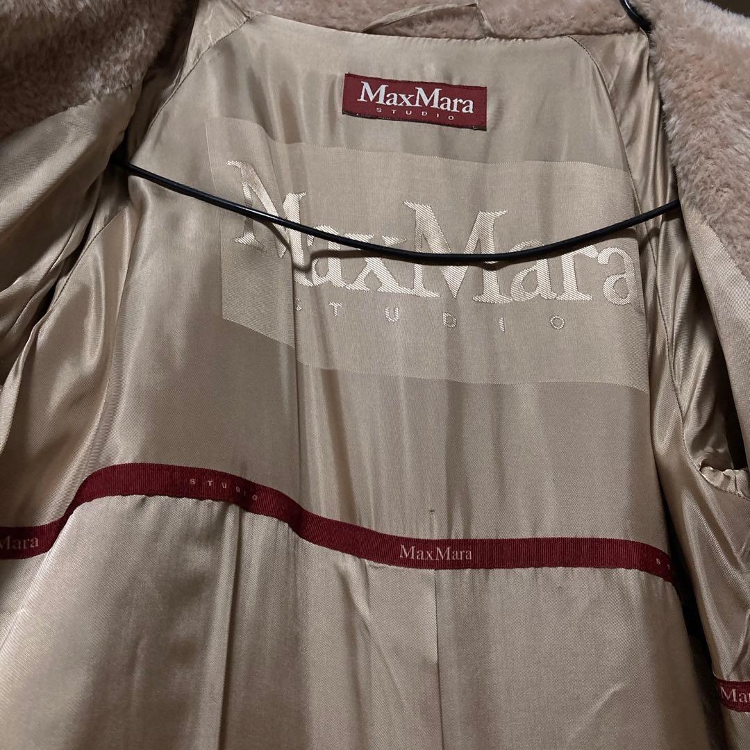 未使用 MAXMARA マックスマーラ テディベアコート アルパカ Aライン