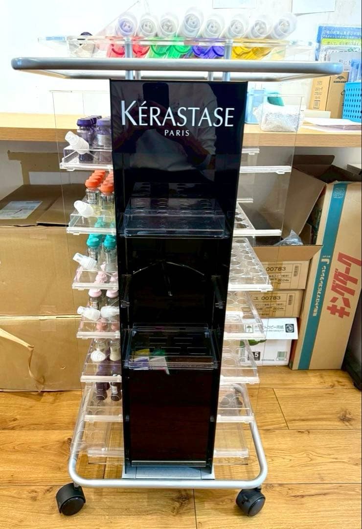 【極美品・希少】KÉRASTASE 正規サロン限定ワゴン／施術・ディスプレイ兼用