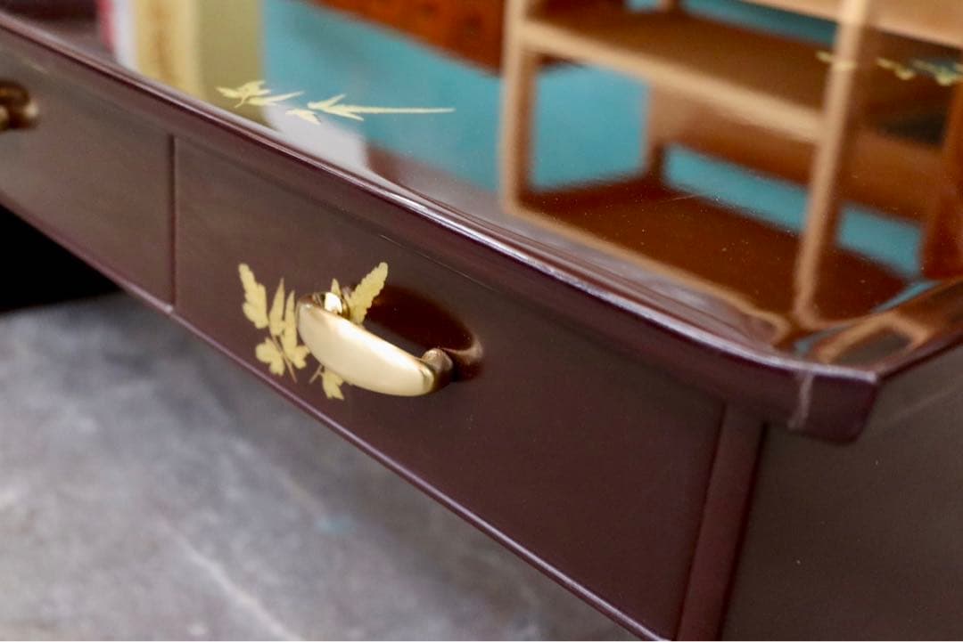 GMIK162○文机 座敷机 座卓 ローテーブル 作業台 和室 デスク 机 引き