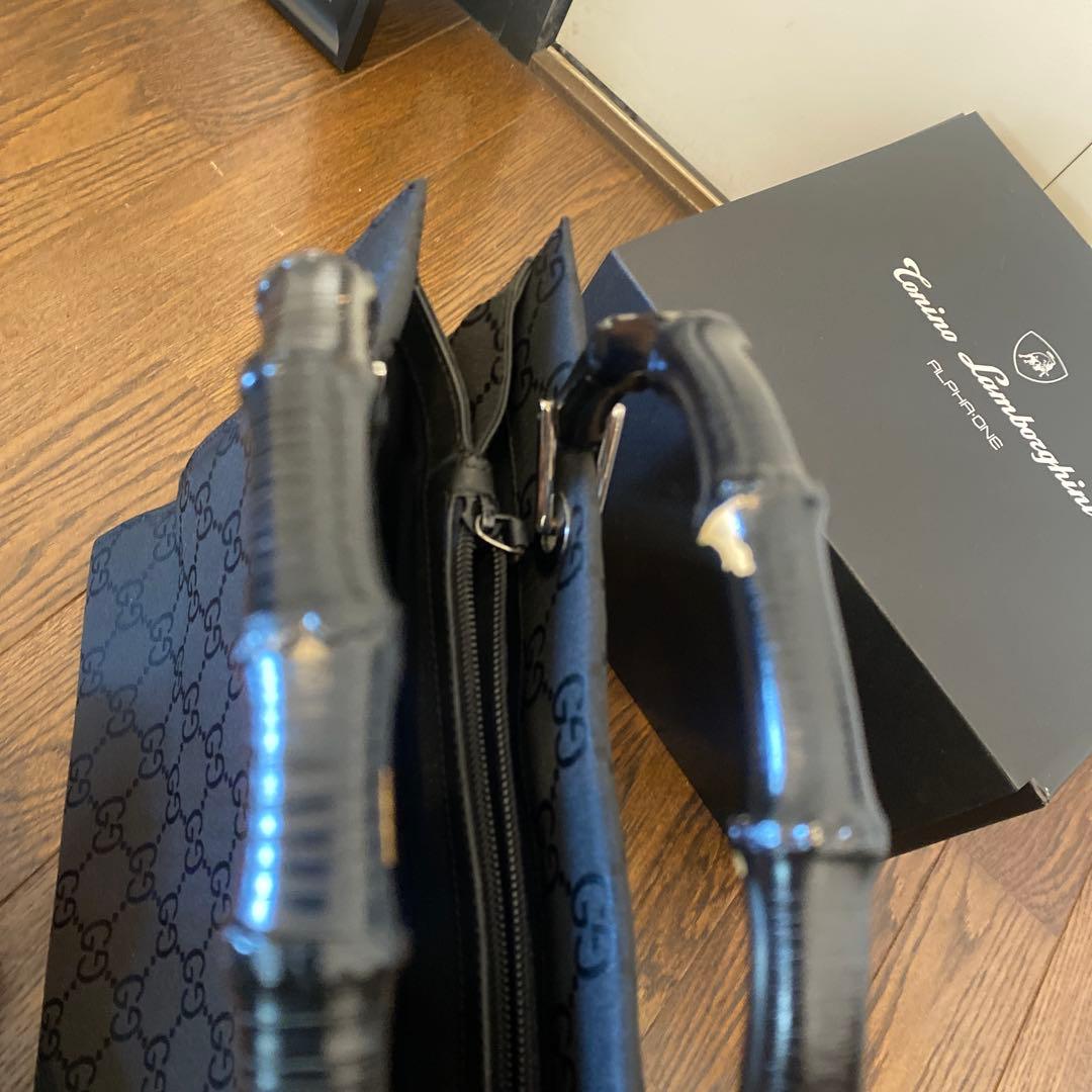 Gucci ブラック トートバッグ