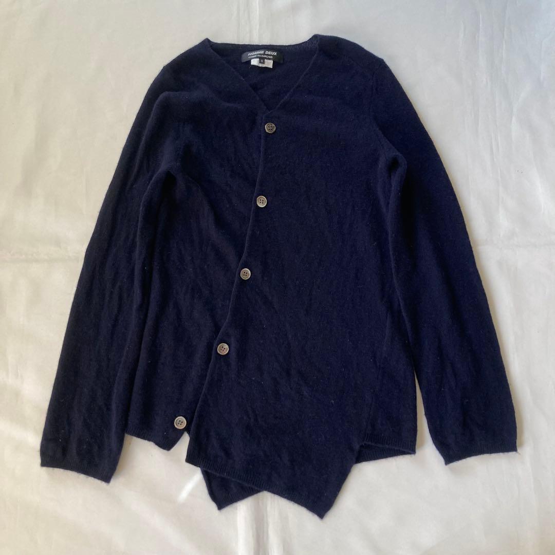 コムデギャルソンオムドゥ ねじれカーディガン