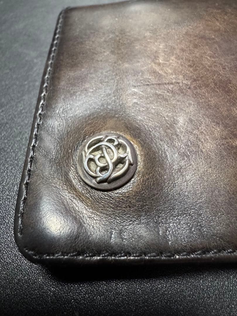 クロムハーツ 1zip フローラル ボタン トラッカー ウォレット