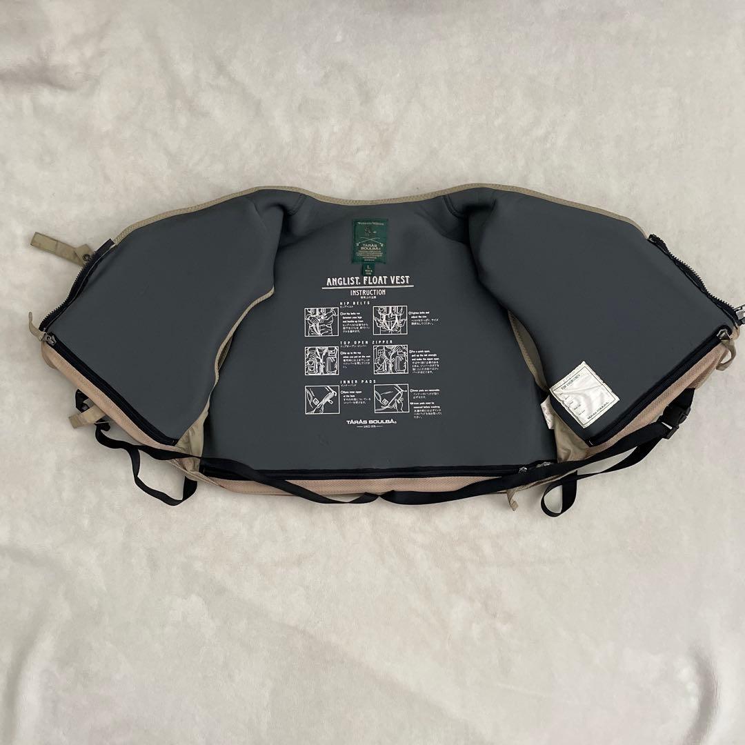 レア‼️ TARAS BOULBA アシックス　フィッシングフロートベスト　L