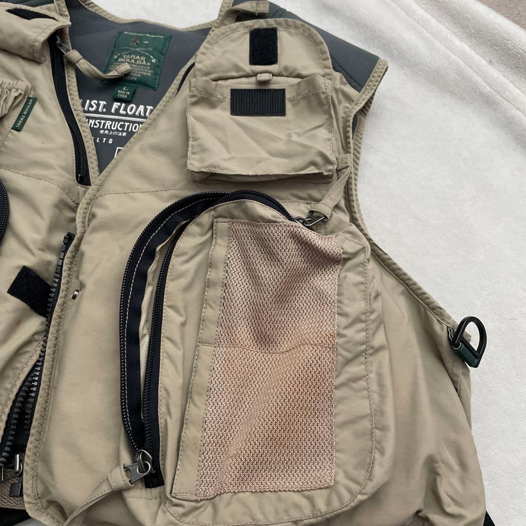 レア‼️ TARAS BOULBA アシックス　フィッシングフロートベスト　L