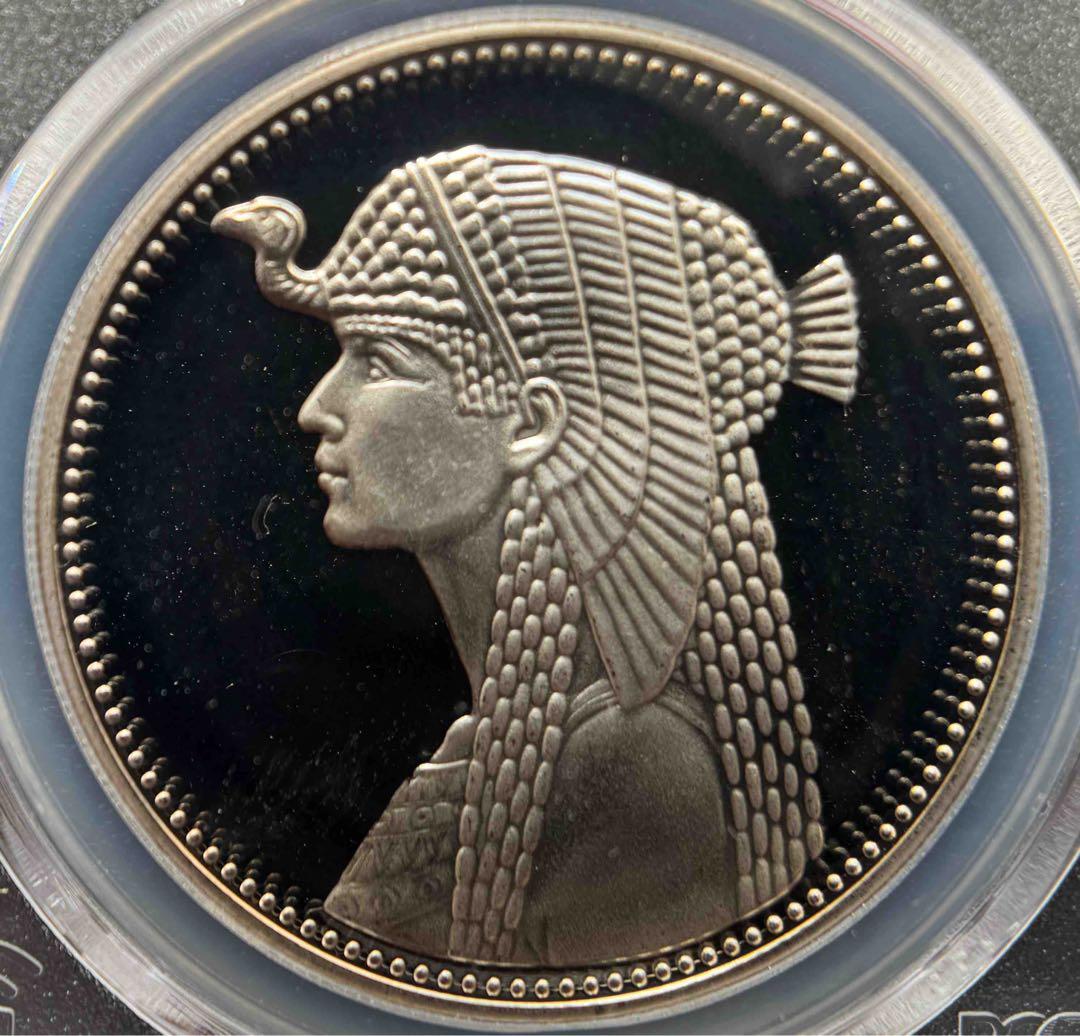 1993年 エジプト クレオパトラ 記念メダル PCGS鑑定 PR68DCAM