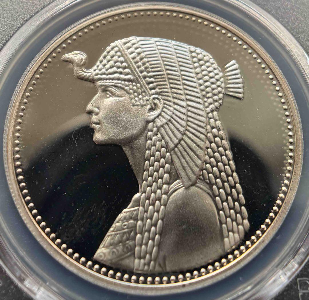 1993年 エジプト クレオパトラ 記念メダル PCGS鑑定 PR68DCAM