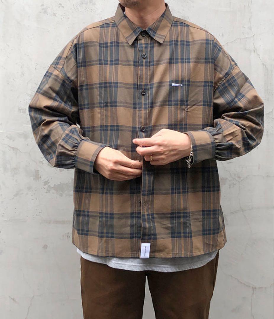 【美品】DESCENDANT GORDIE PLAID LS SHIRT
