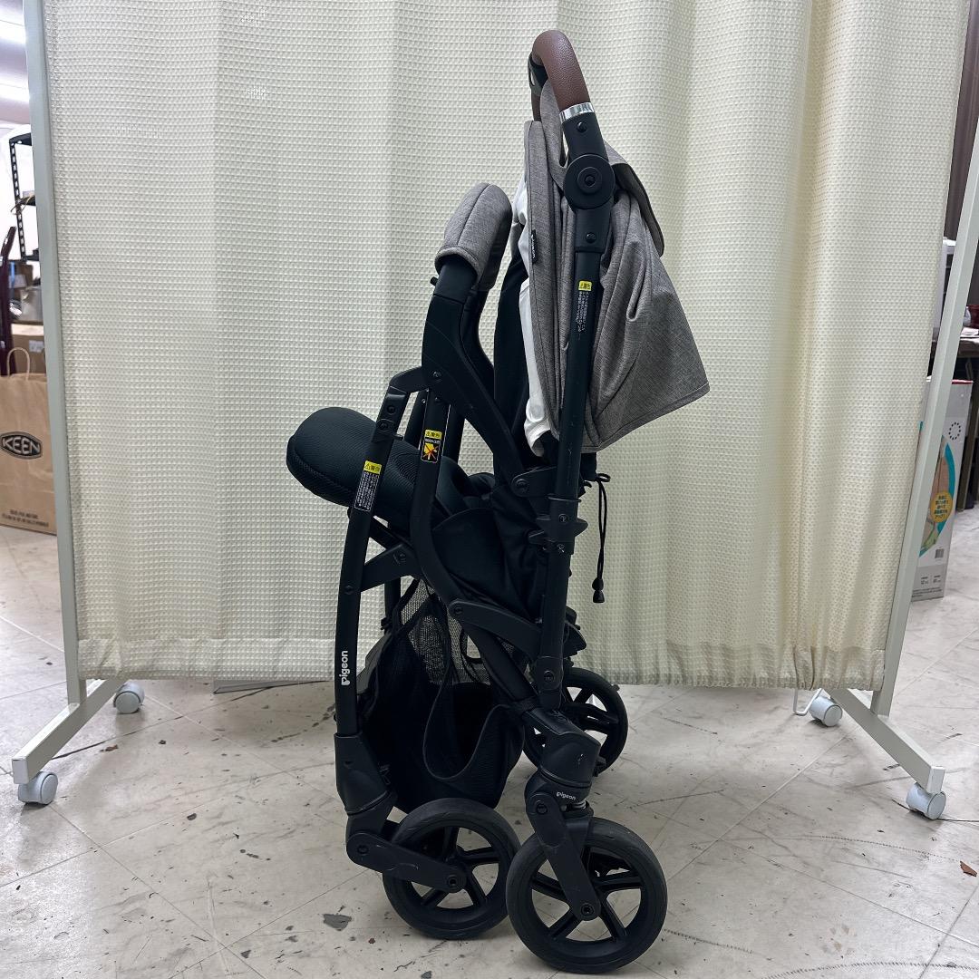 美品 ピジョン ランフィ リノン8 RB4L ベビーカー 両対面 軽量