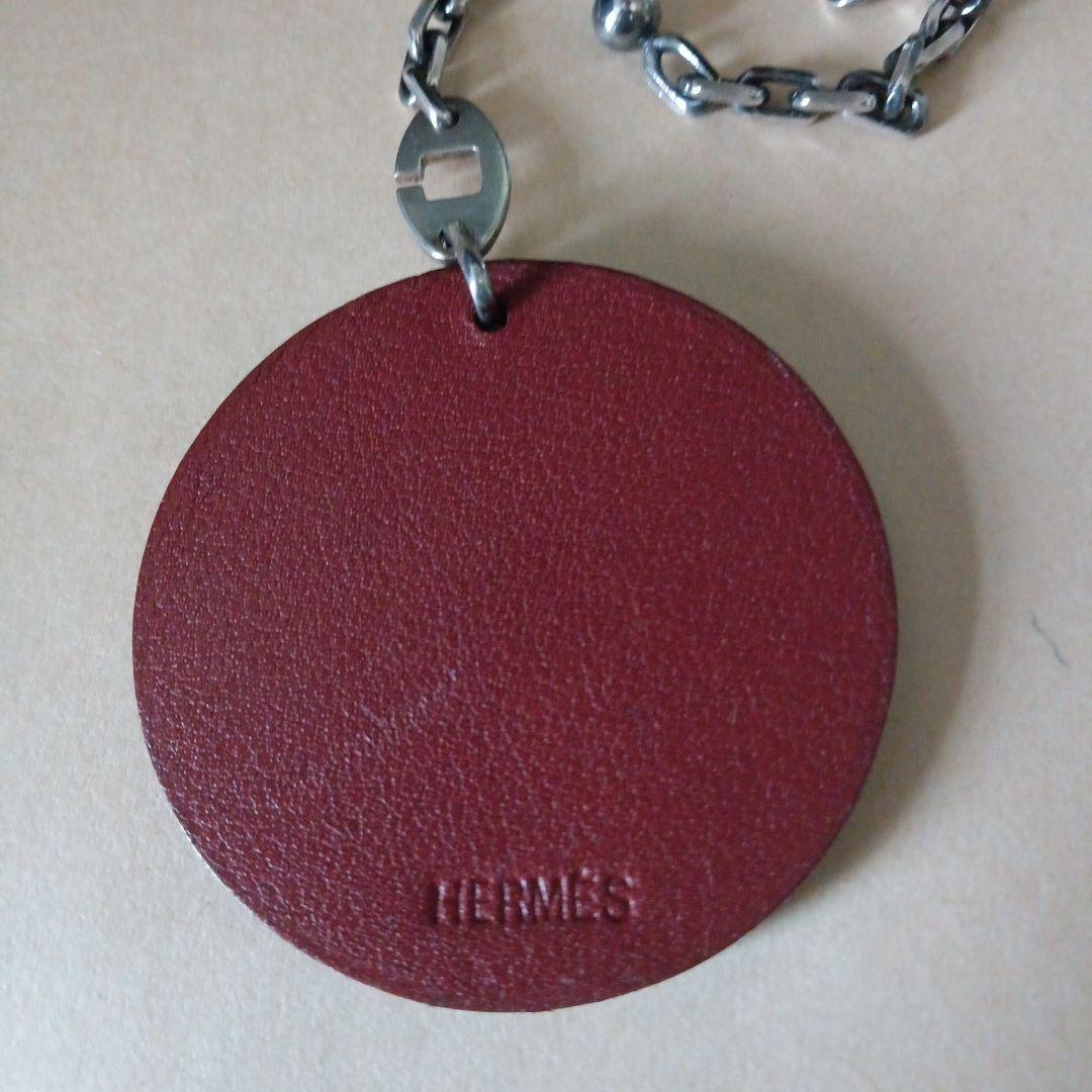 限定 HERMES エルメス アニマルチャーム 犬 ドッグ レザー キーホルダー