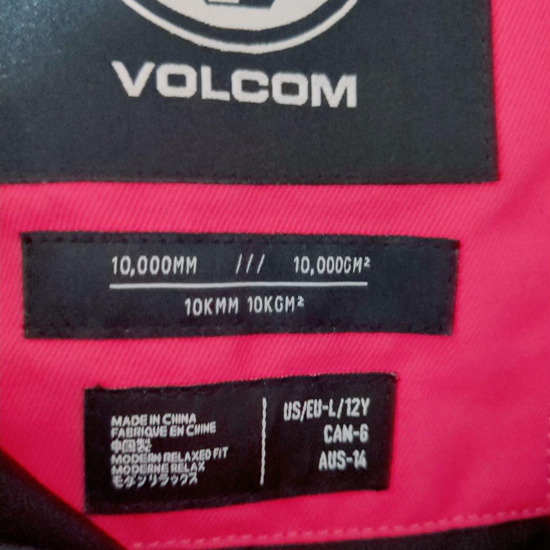3177【新品】ボルコム スノボウェア パンツ ピンク キッズL（女性S相当）