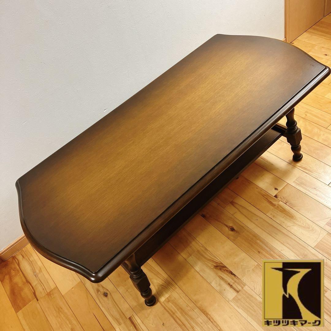 極美品　飛騨産業 HIDA キツツキ 穂高 センターテーブル リビン