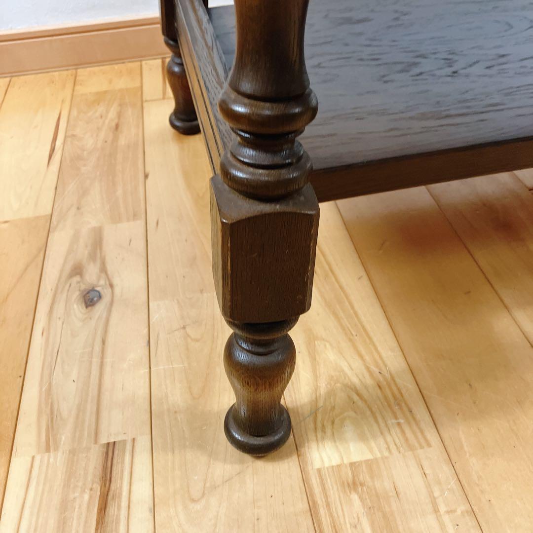 極美品　飛騨産業 HIDA キツツキ 穂高 センターテーブル リビン