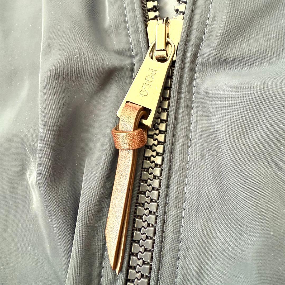 【希少✨】ポロラルフローレン ポニー刺繍ロゴ ボンバージャケット ネイビー XL