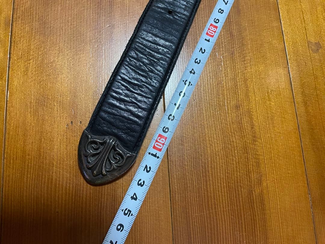 レザー ブラック ベルト 装飾バックル