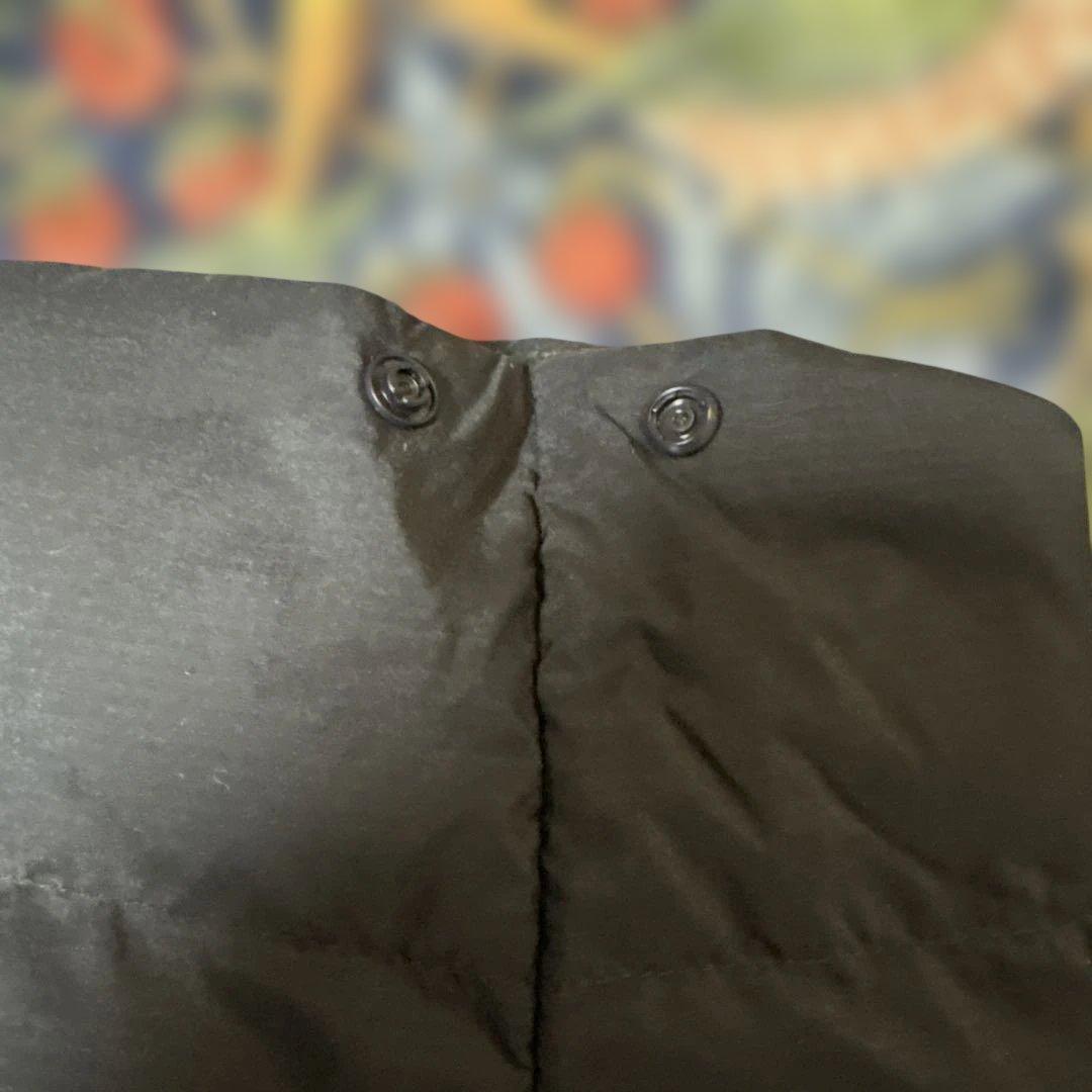 mont-bell フード付きロングダウンジャケット ブラック