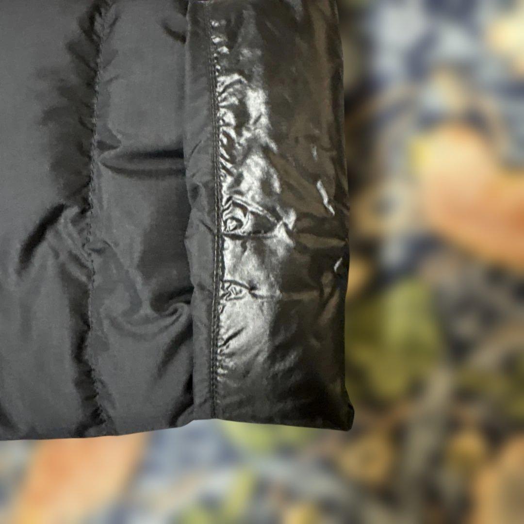 mont-bell フード付きロングダウンジャケット ブラック