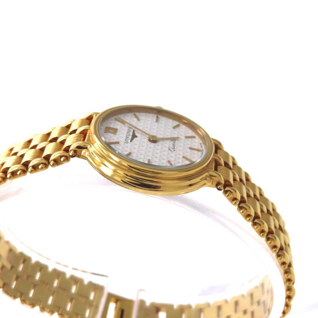 ☆極美品 LONGINES ロンジン 時計 ラウンド ゴールドカラー レディース