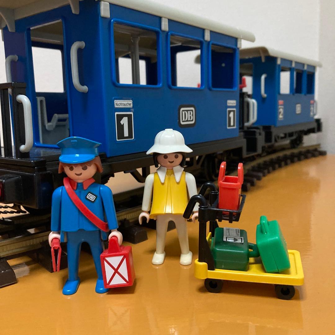 古いプレイモビル　客車列車セット