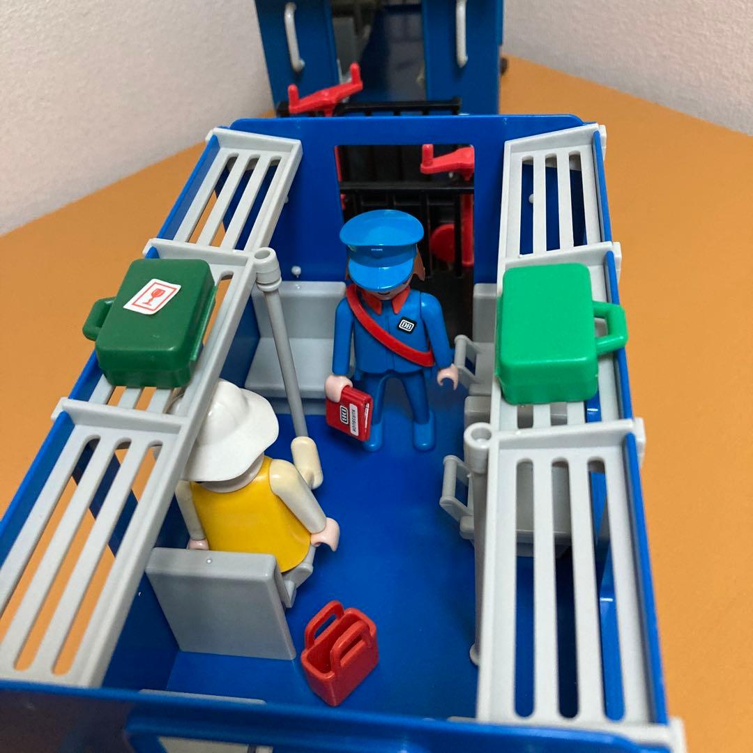 古いプレイモビル　客車列車セット