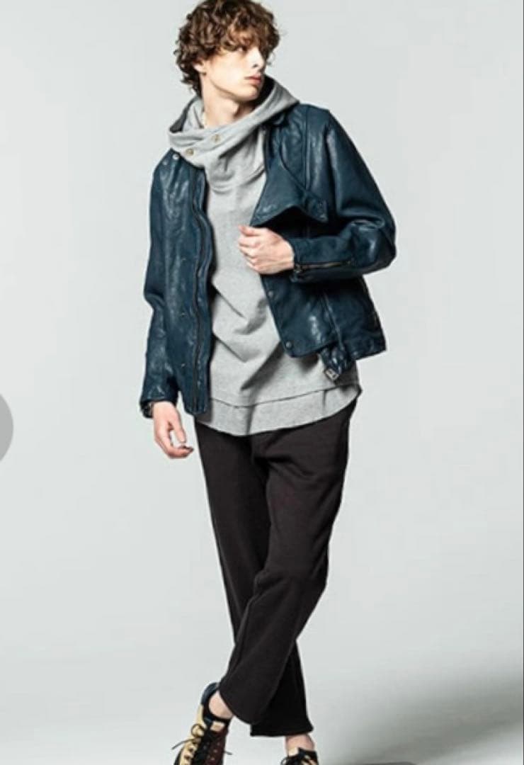 Lサイズ　glamb グラム　レザーライダースジャケット ラムレザー