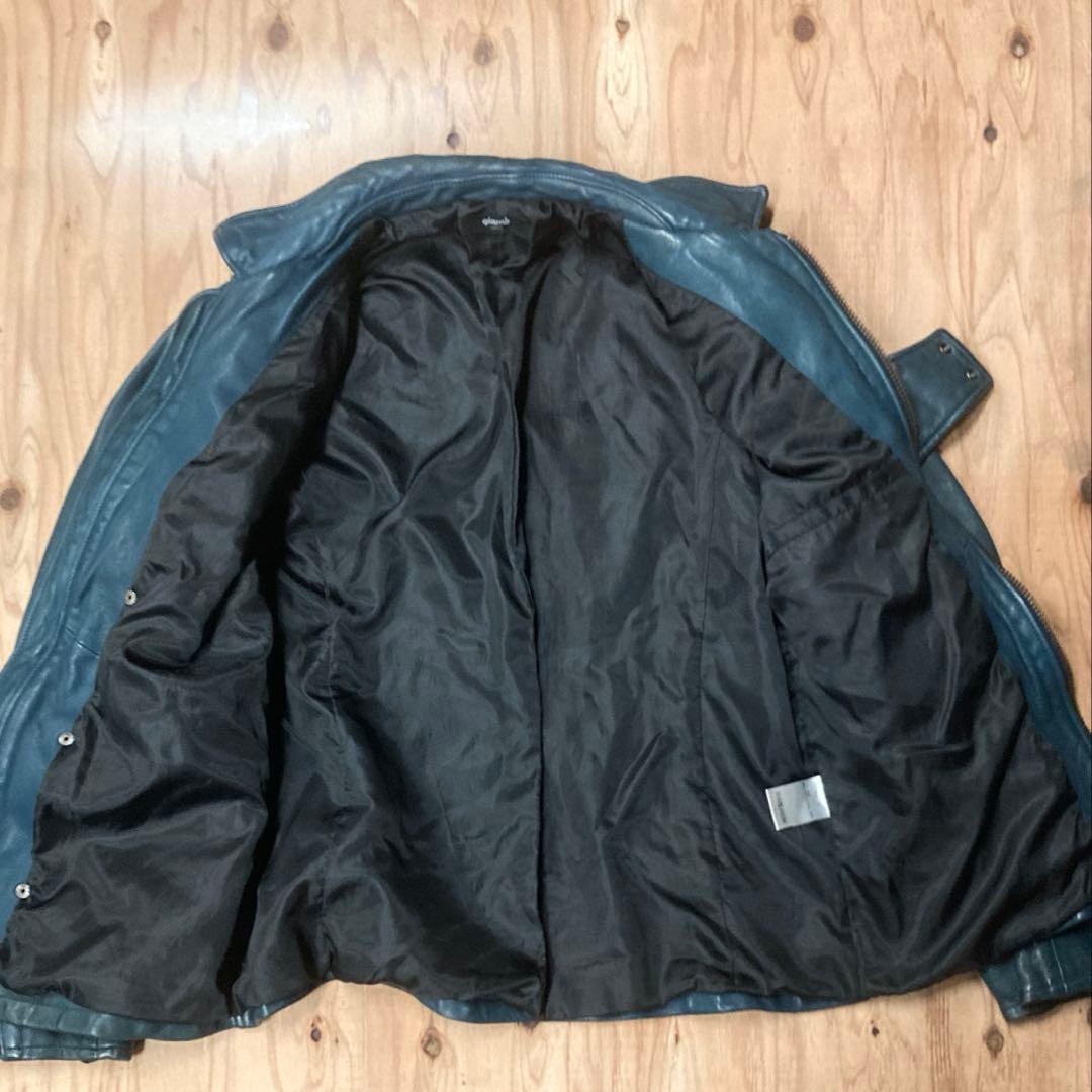 Lサイズ　glamb グラム　レザーライダースジャケット ラムレザー