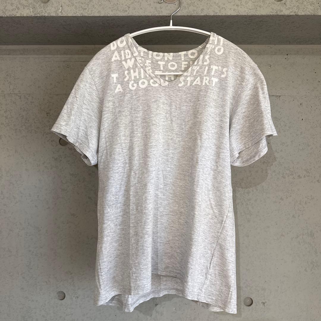 メゾンマルジェラ エイズT グレー Vネック M