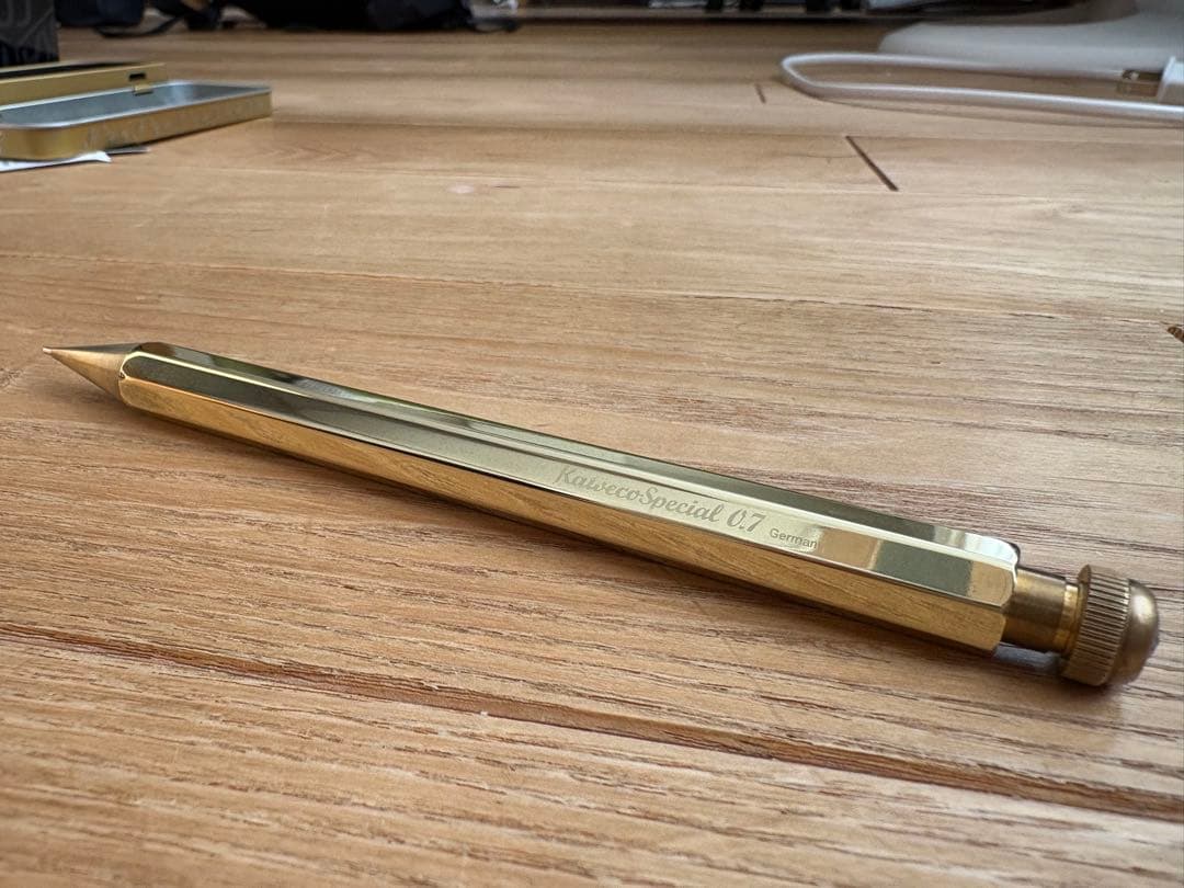 シャーペンセット カヴェコスペシャルブラス、タイムラインetc.....