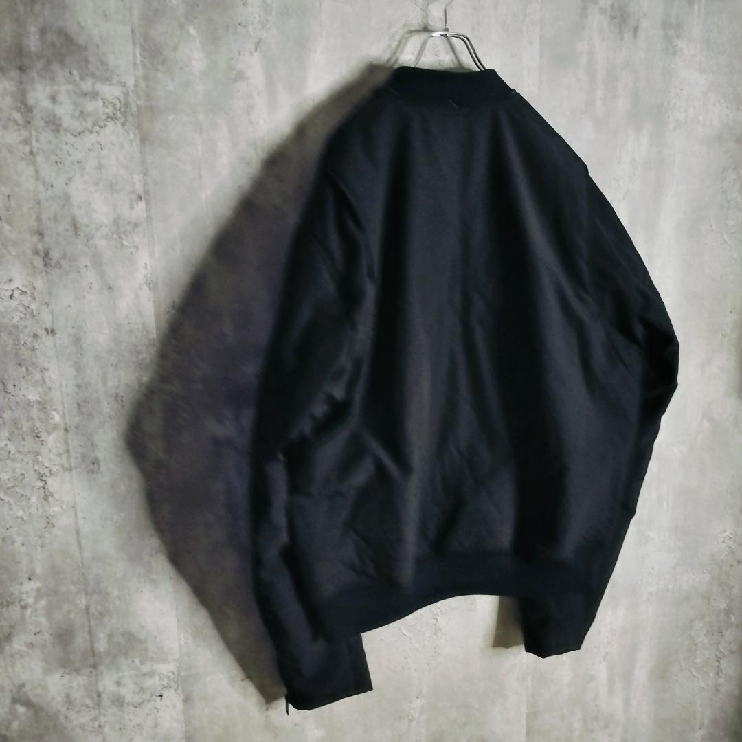 【23AW・美品】カタリスト 両面ステッチ刺繍ロゴ ナイロン ボンバージャケット