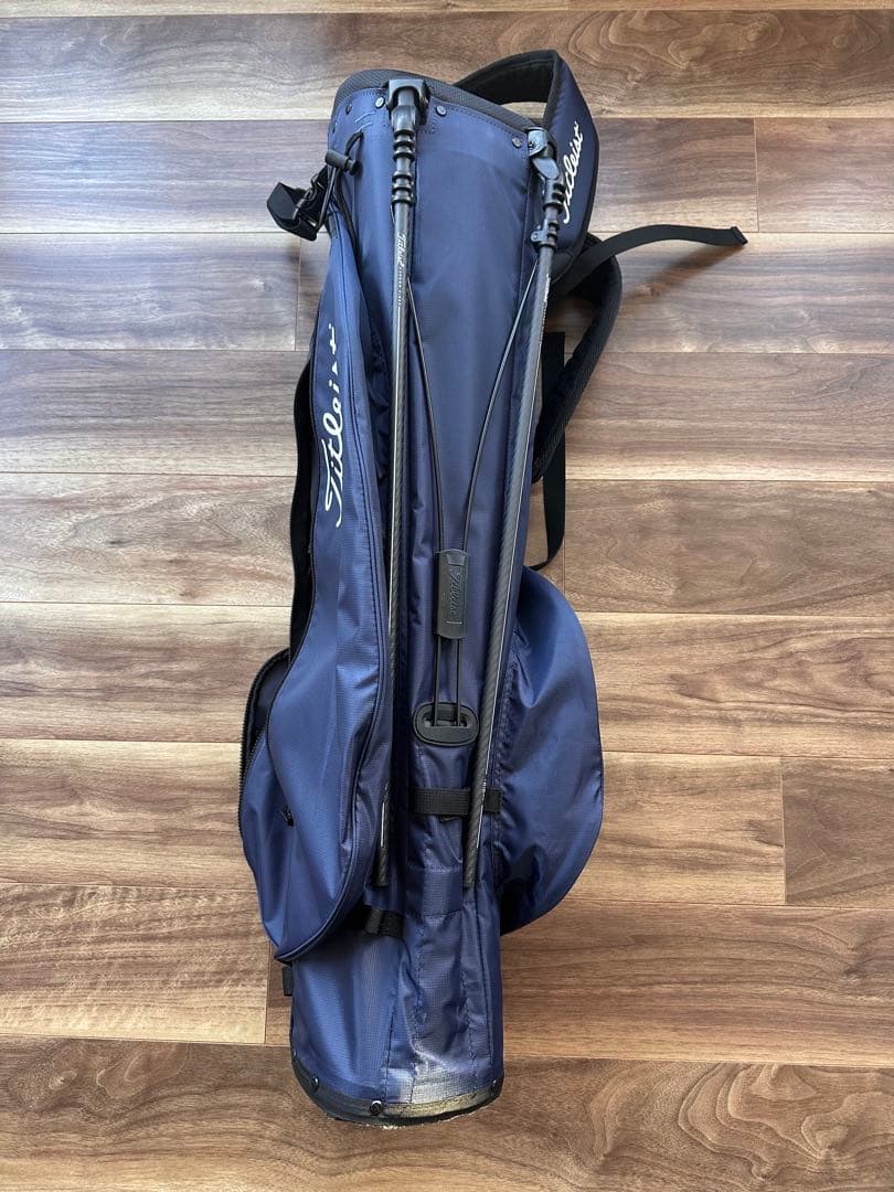 【未使用に近い】Titleist タイトリスト軽量スタンドキャディバッグネイビー