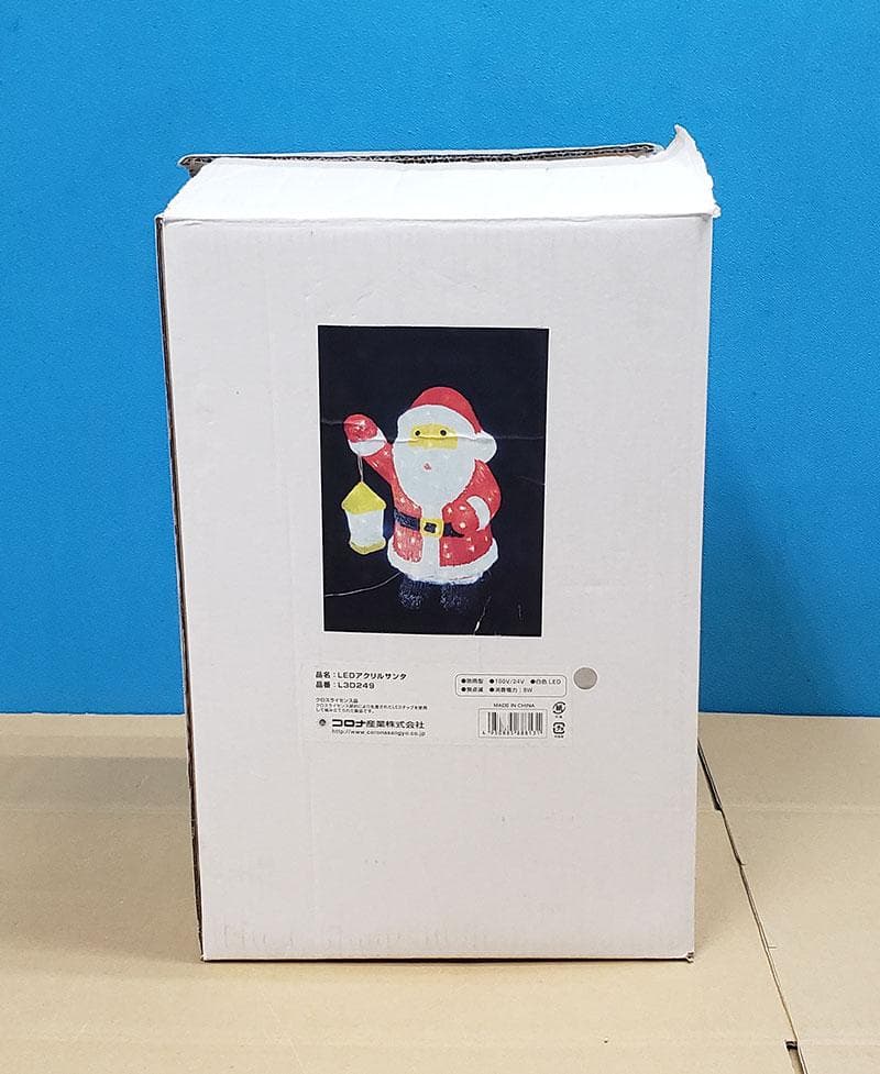 モチーフライト　LEDアクリルサンタ　JOA-190