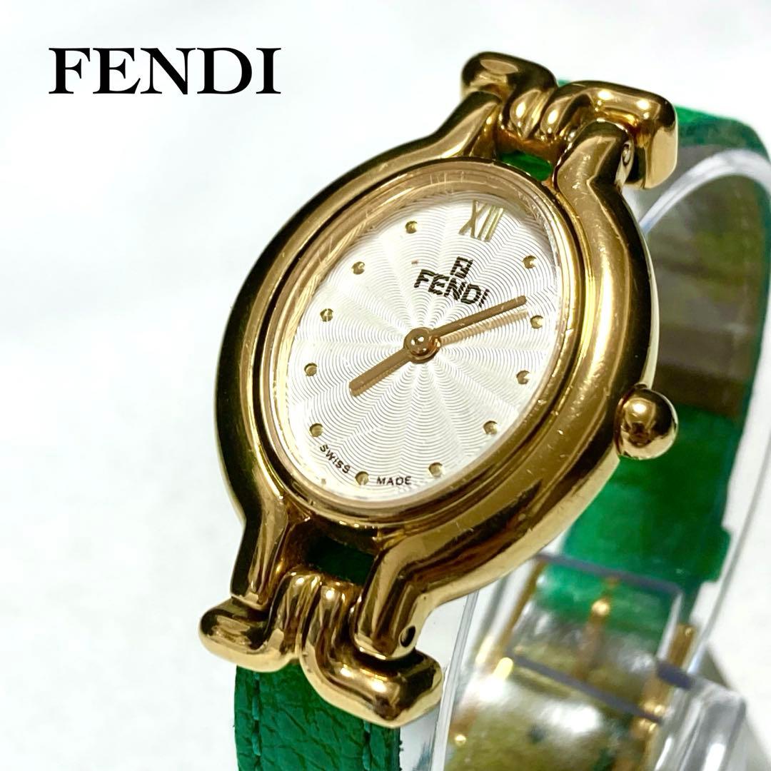 【新品電池/稼働】FENDI 640L カメレオン チェンジベルト5本 腕時計