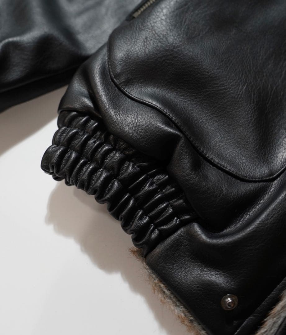 Camphorwoodフェイクレザーファー2wayリバーシブルフライト