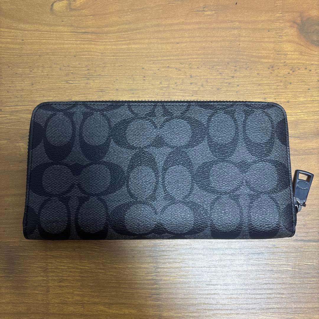 COACH ブラック 長財布 箱付き